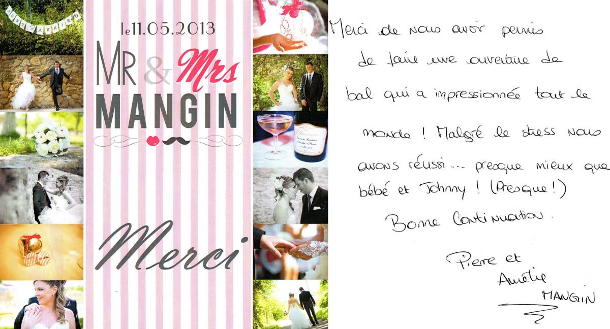 Cours de danse ouverture de bal pour un mariage Luynes Bouches-du-Rhône